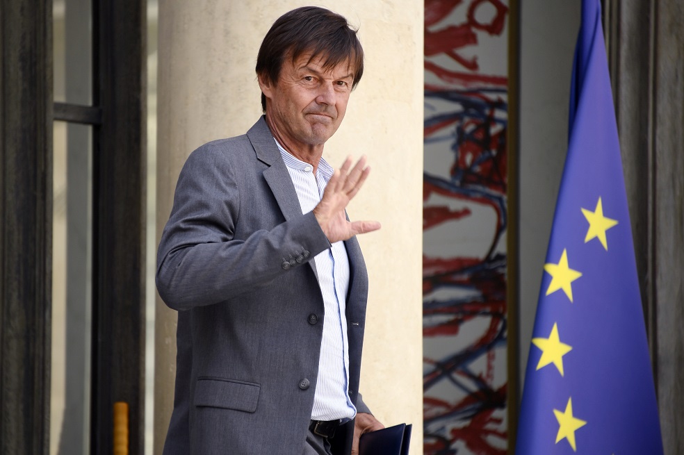 Ex ministro francés de transición ecológica, Nicolas Hulot. / AFP