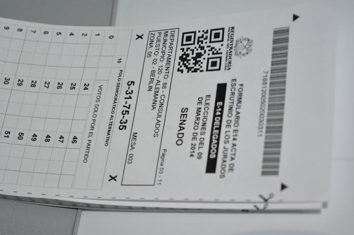 Misiones de observación electoral comentaron sobre las dificultades que hubo en el diligenciamiento de los E-14 el día de las elecciones.