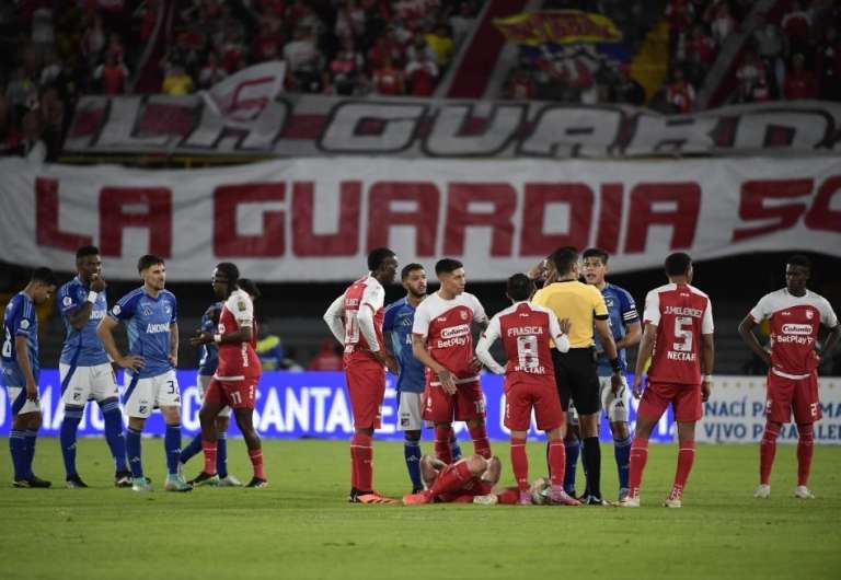 Sin goles ni espectáculo: Millonarios y Santa Fe empataron en la Liga BetPlay