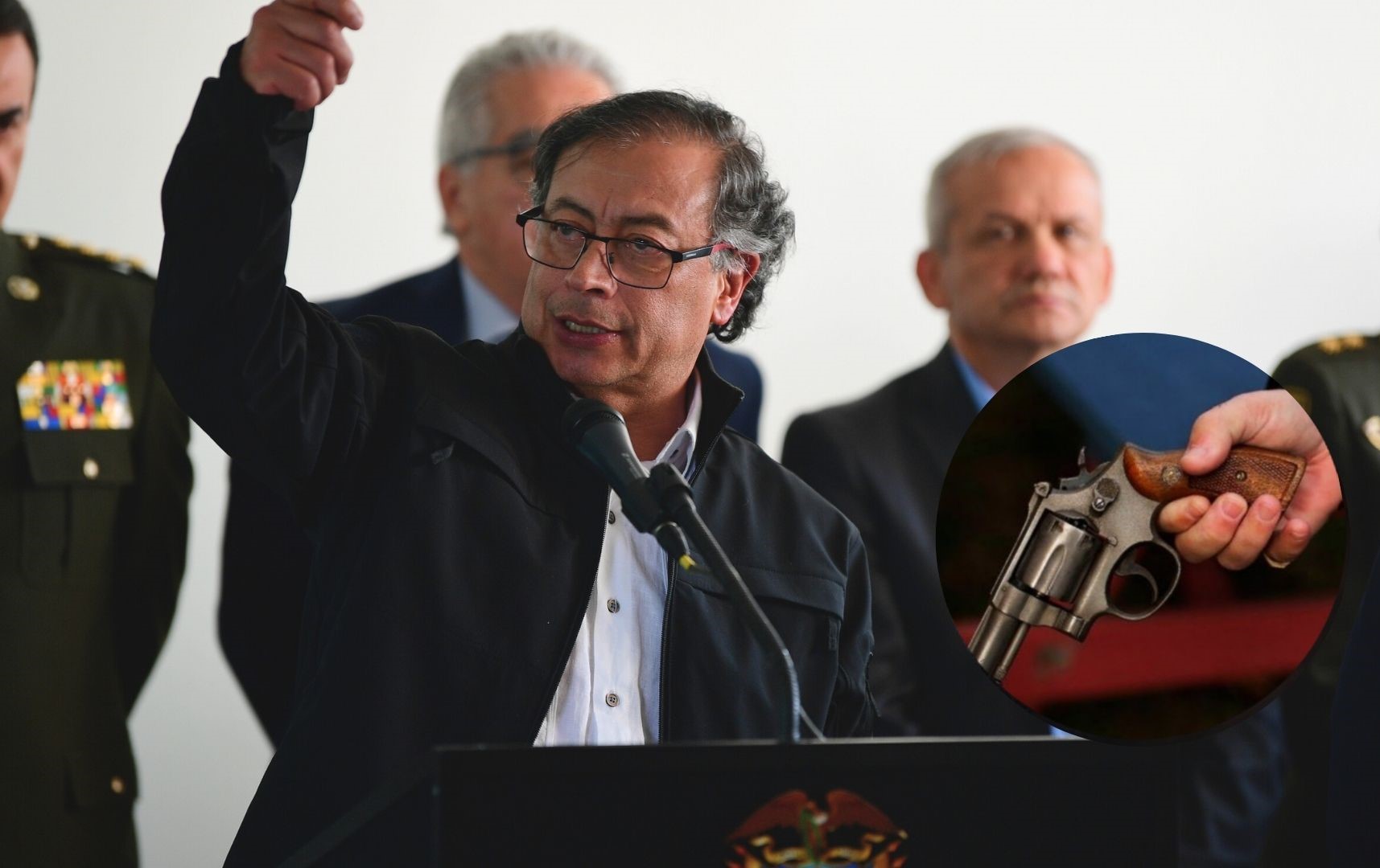 El presidente Gustavo Petro firmó un decreto para prorrogar la prohibición del porte de armas.