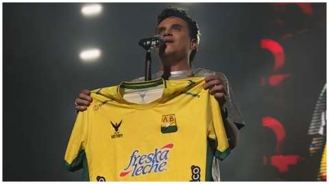 Silvestre Dangond reaccionó en concierto sobre victoria del Atlético Bucaramanga