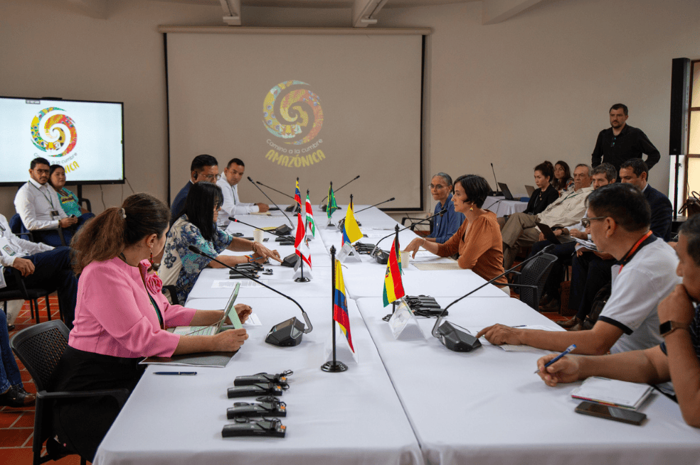 Ministros y ministras de ambiente de los ocho países de la Amazonia.