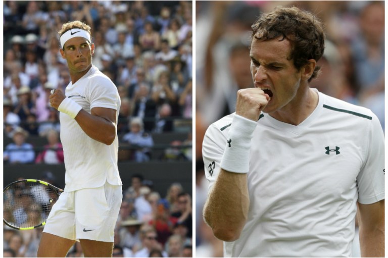 Nadal y Murray superaron sin problemas la primera ronda de Wimbledon