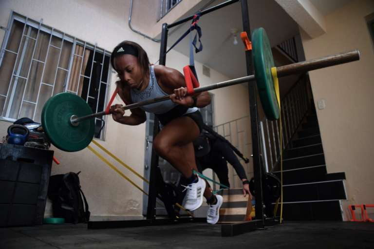 Entrenamiento Evelys Aguilar