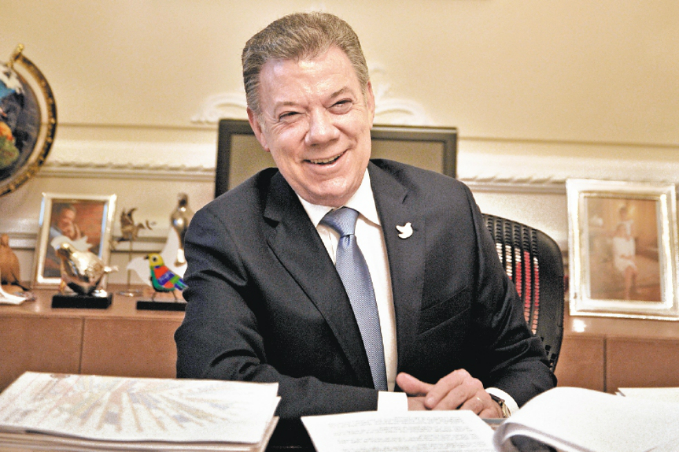 El presidente Santos recibirá además el Premio Chatham House 2017, por sus esfuerzos para lograr un acuerdo de paz con las guerrillas de las Farc y el Eln. / Mauricio Alvarado - El Espectador