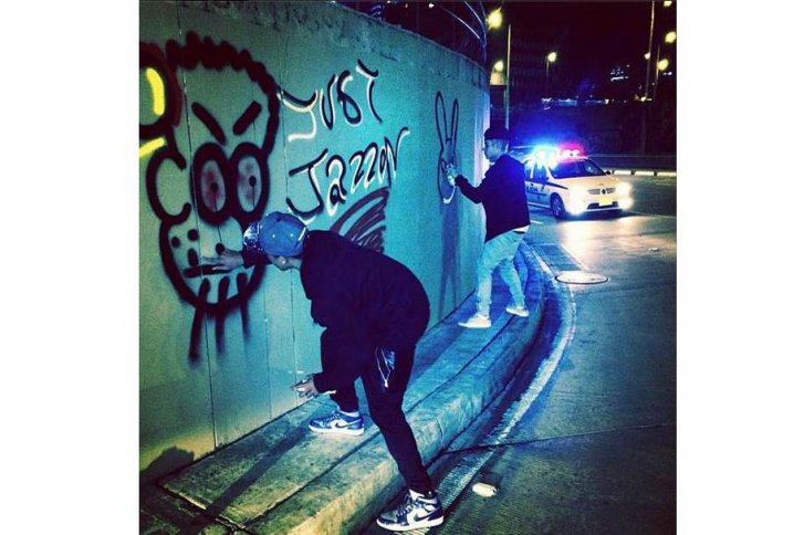Grafiti de Justin Bieber.
