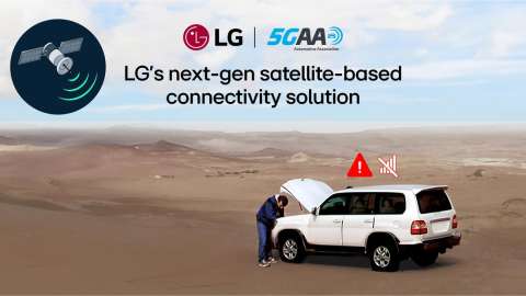 LG presenta en París solución satelital avanzada para vehículos conectados