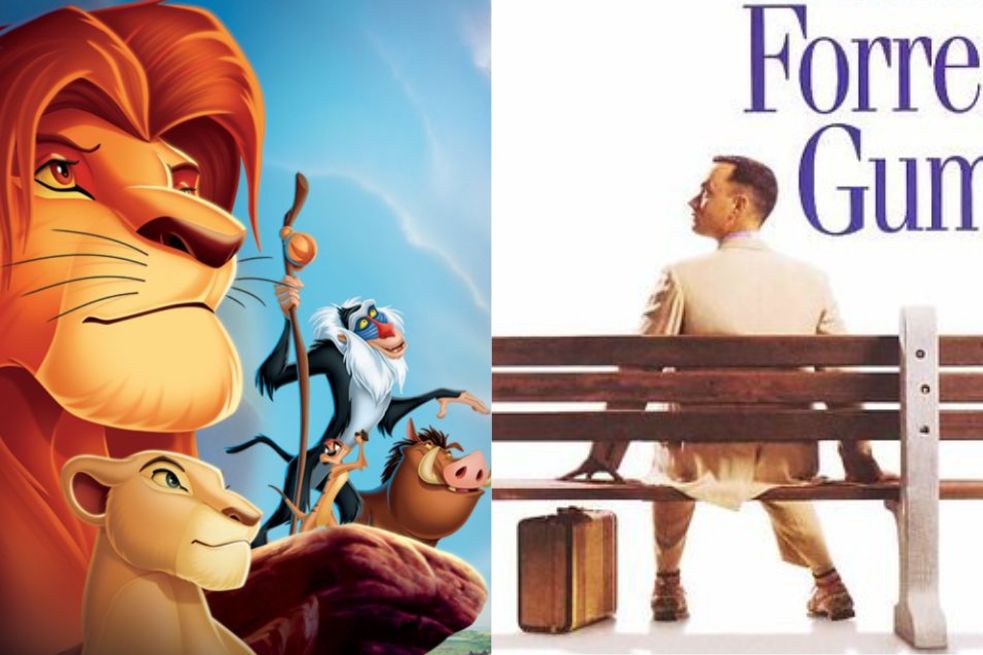“El rey león” y “Forrest Gump”, dos de las películas que cumplirán 30 años de estreno en 2024.