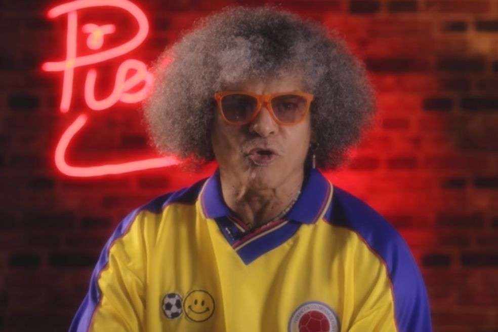 Carlos el Pibe Valderrama en su canal de YouTube // Captura de YouTube.