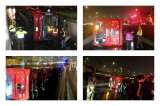 Imágenes del inusitado accidente en TransMilenio