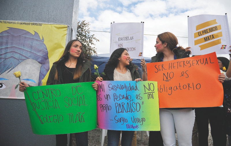 Por el suicidio de Sergio Urrego fueron condenadas la veedora y la psicóloga del Colegio Gimnasio Castillo Campestre. / Mauricio Alvarado - El Espectador