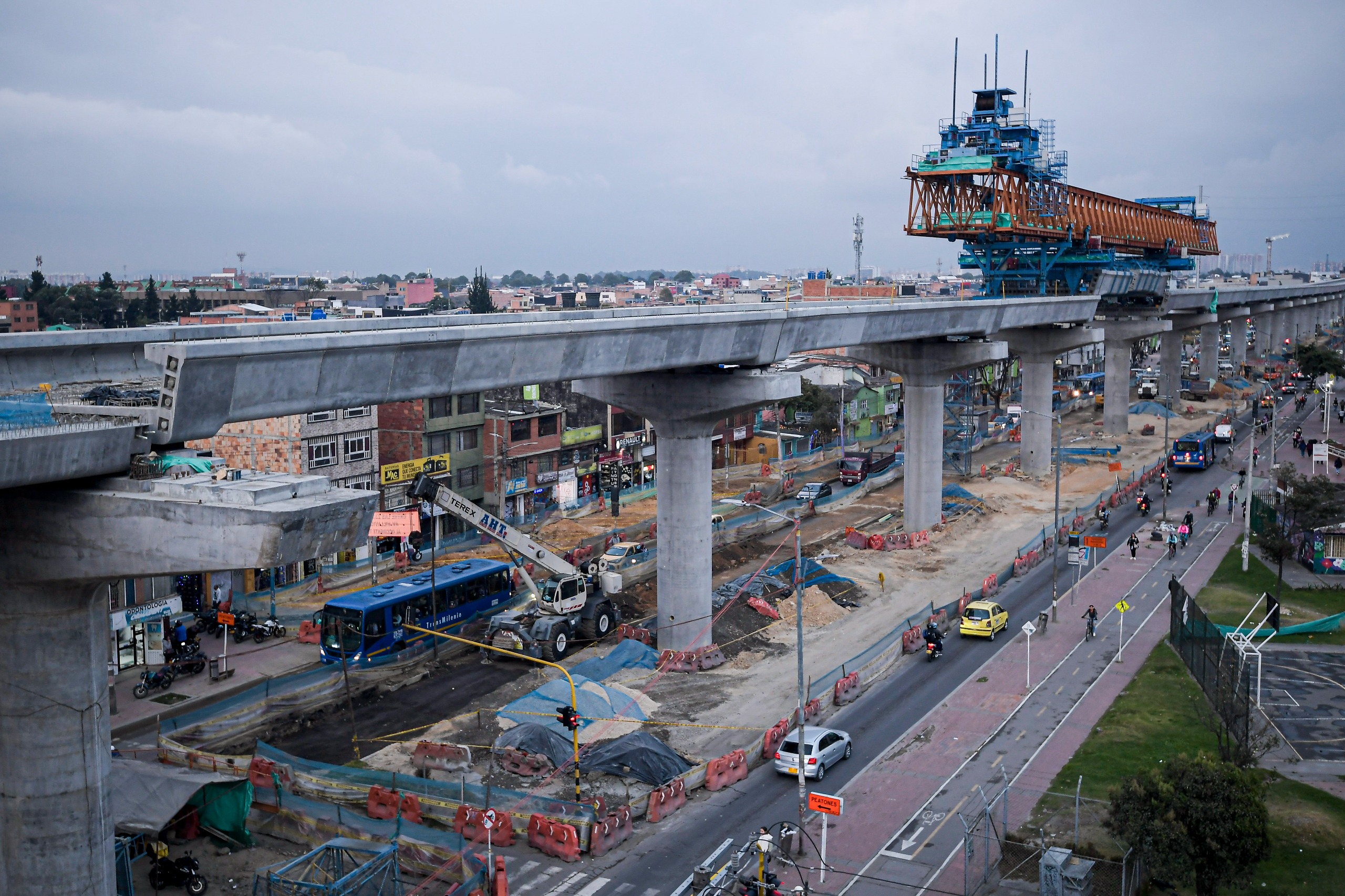 Viaducto Metro de Bogotá.