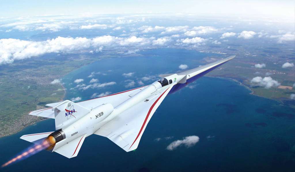 NASA reveló avión con el que busca revivir la aviación supersónica comercial
