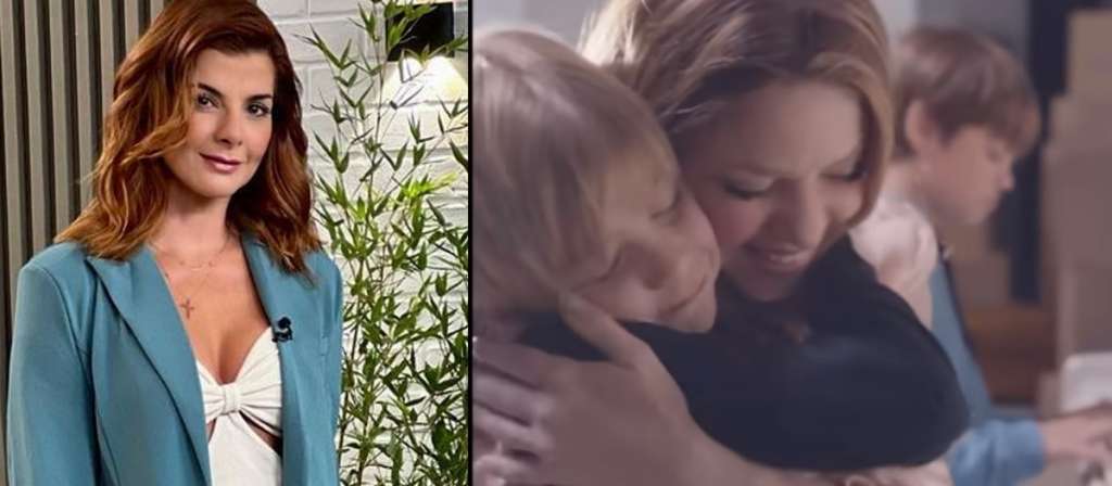 Shakira conmovió al aparecer cantando, con sus hijos Milan y Sasha, su más reciente canción ‘Acróstico’. Carolina Cruz, presentadora de ‘Día a Día’, reaccionó.