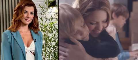 ‘Acróstico’: así reaccionó Carolina Cruz al ver a los hijos de Shakira cantando