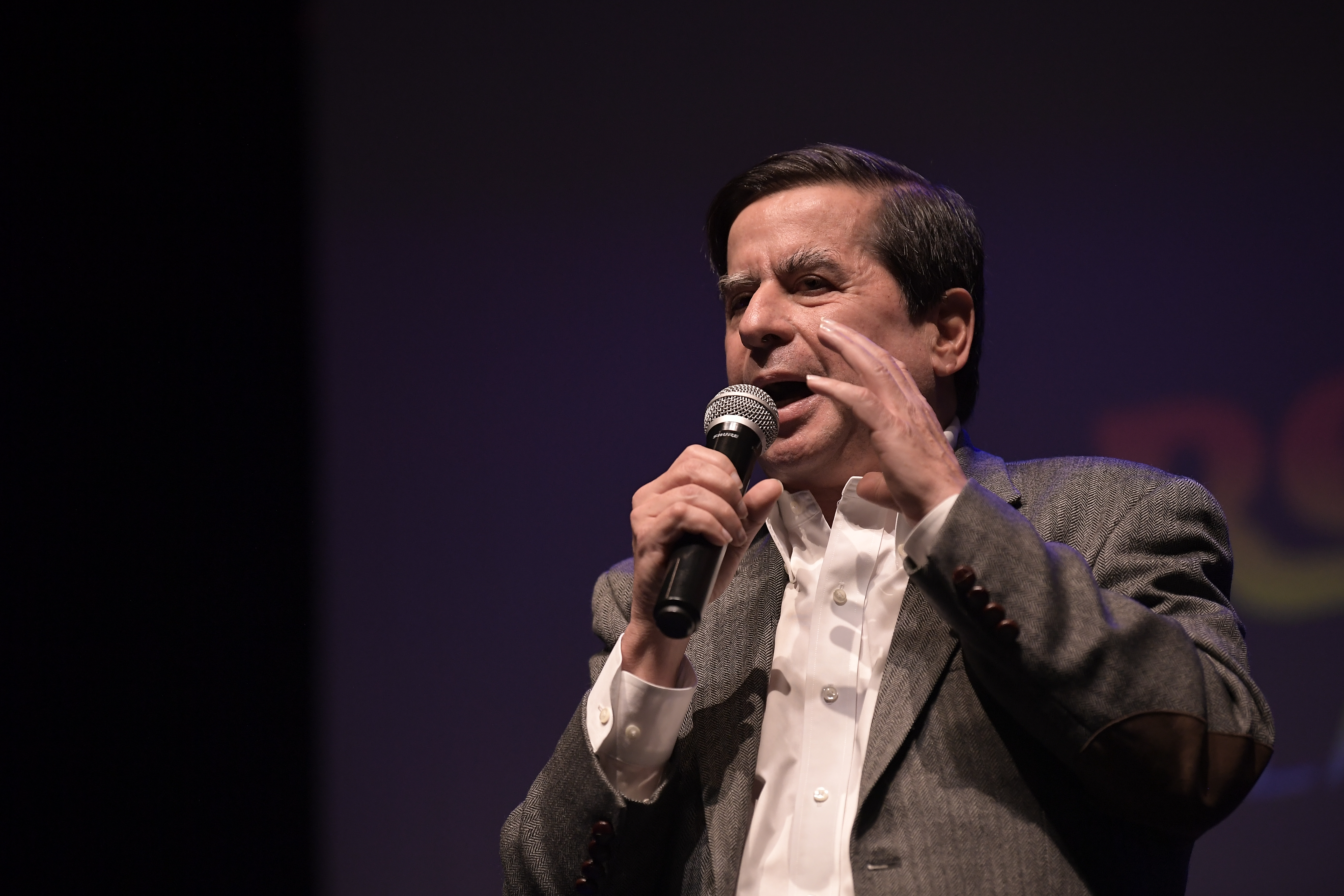 Precandidato presidencial para el 2022 por el partido En Marcha, en el debate sobre la Reforma Policial, organizado por El Espectador, Temblores y Fescol, realizado en el Gimnasio Moderno.