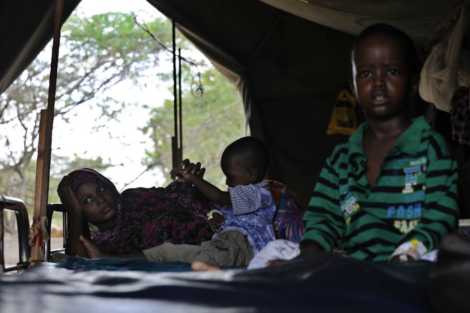 La hambruna de 2011-2012 en Somalia afectó a unos cuatro millones de personas, o sea la mitad de la población somalí./ AFP