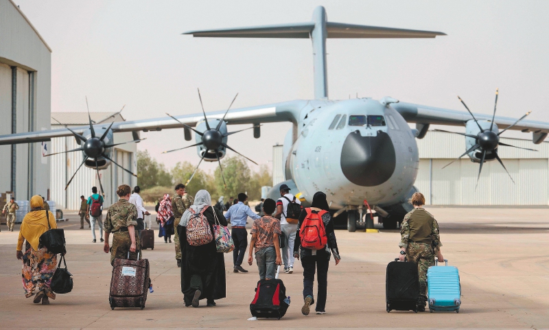 RESTRICTED TO EDITORIAL USE - MANDATORY CREDIT  " AFP PHOTO / CROWN COPYRIGHT 2023 / MOD / Arron Hoare "  -  NO MARKETING NO ADVERTISING CAMPAIGNS   -   DISTRIBUTED AS A SERVICE TO CLIENTS  -  NO ARCHIVE - TO BE USED WITHIN 2 DAYS FROM April 27, 2023 (48 H