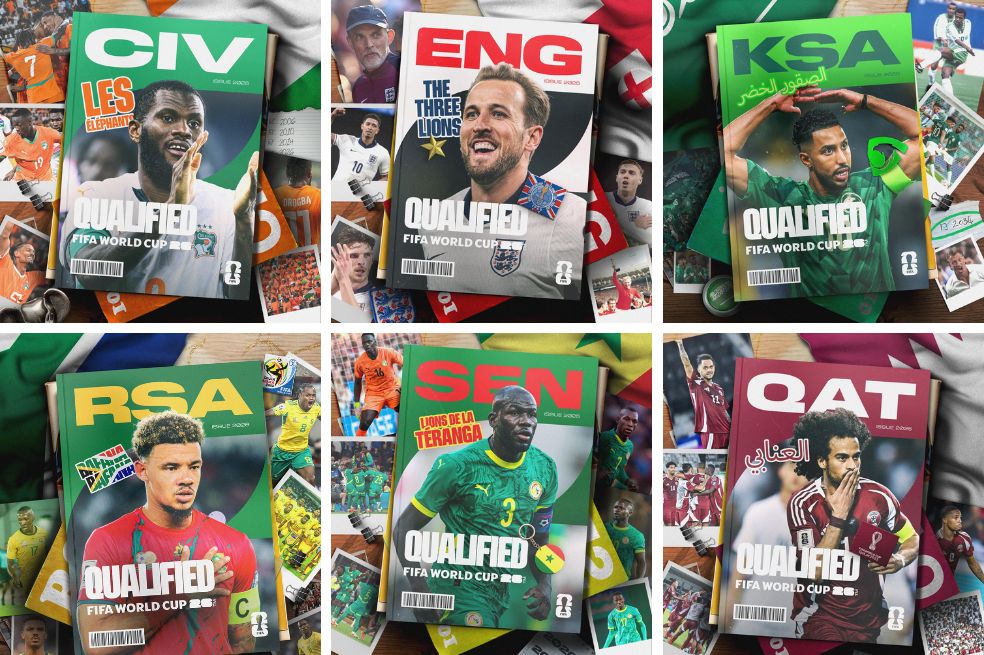 Costa de Marfil, Inglaterra, Arabia Saudita, Sudáfrica, Senegal y Catar clasificaron este martes a la Copa Mundial de Fútbol de 2026.