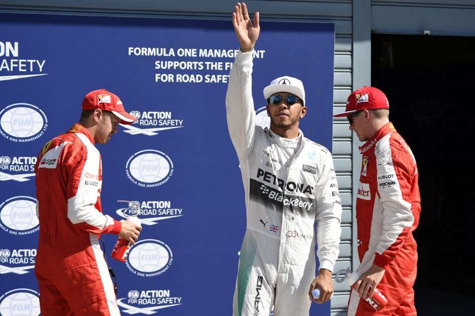 Lewis Hamilton ganó la pole position en el GP de Monza. Foto: AFP
