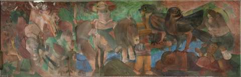 Exhiben en Medellín un mural de Fernando Botero que estuvo olvidado por años