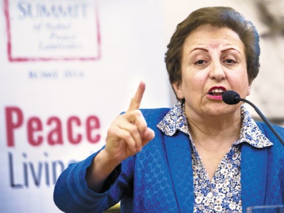 Shirin Ebadi, nobel de paz, laureada en 2003. / CCB