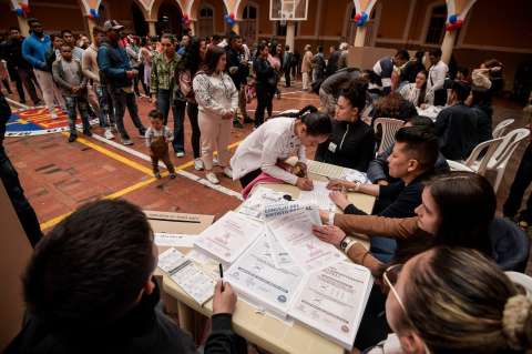 62 % de las mesas de votación en Bogotá y Soacha no contaban con biometría