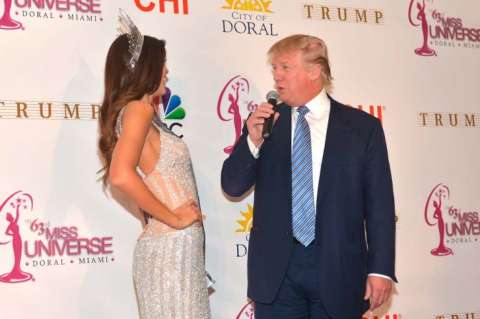 Donald Trump califica como “hipócrita” a Paulina Vega