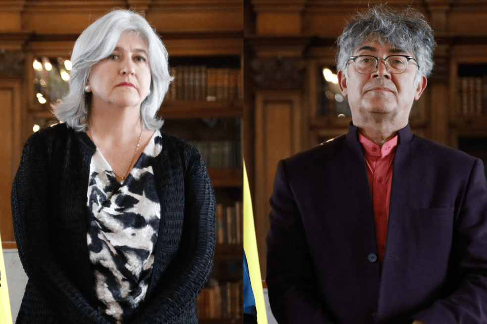 Los embajadores de Dinamarca, Catalina Velasco, y de México, Fernando García.