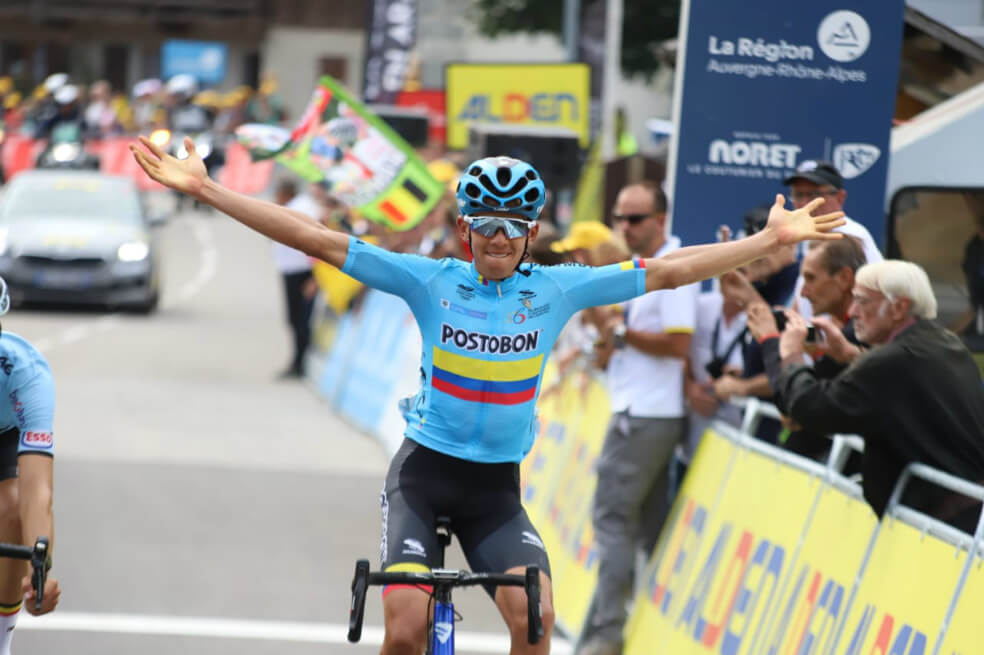 Harold Tejada fue confirmado recientemente como nuevo corredor del Astana. / Fedeciclismo