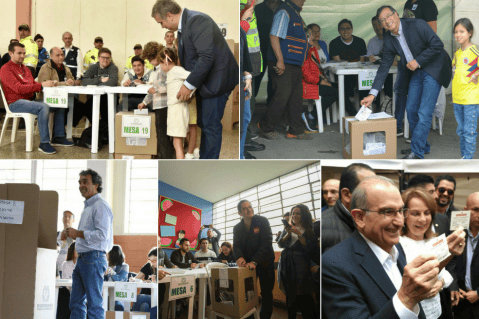 [Fotos] Candidatos ya depositaron su voto en estas elecciones