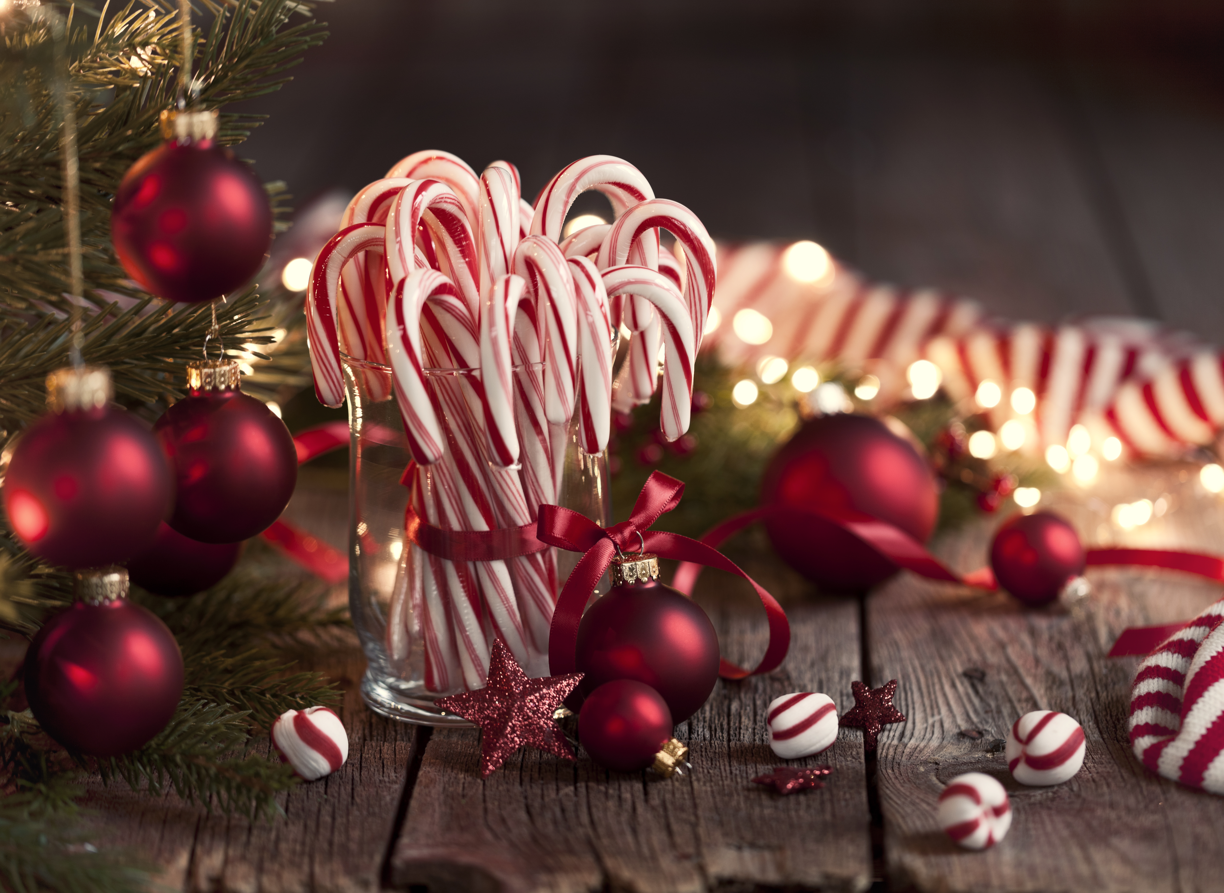 Bastones de caramelo