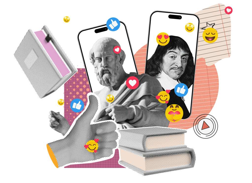 La filosofía, ahora, ha encontrado en las redes sociales un nuevo escenario para hablar de ocio, placer y contemplación.