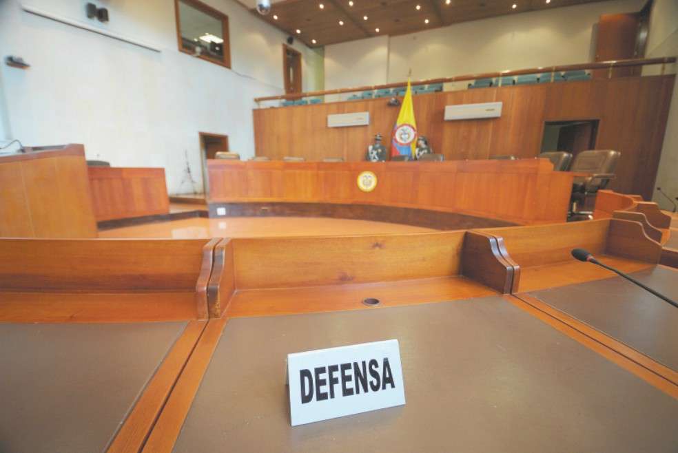 La sala de audiencias de la Corte Suprema de Justicia / Cristian Garavito - El Espectador