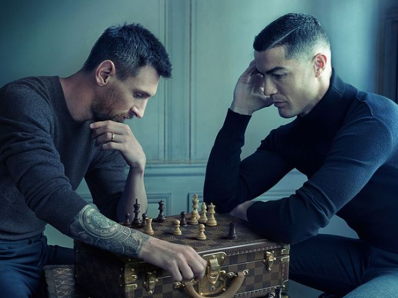 Foto Messi y Cristiano