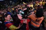 Reportan incidentes en el parque de la 93 en previa de la transmisión de la final