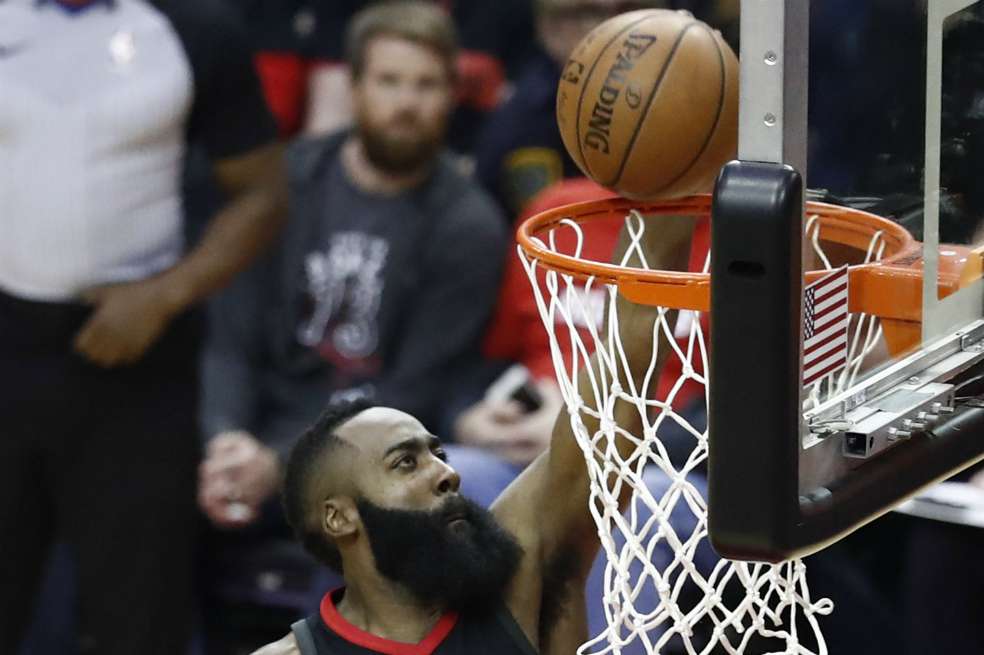 James Harden, figura de los Houston Rockets. / EFE
