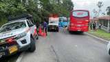 No paran los accidentes: motero murió al chocar de frente con bus en vía a Mesitas