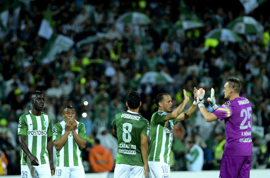 Nacional quiere ser el primer equipo colombiano en disputar el Mundial de Clubes. / AFP