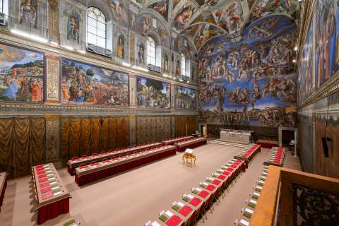 Historia, arte y fe se entrelazan en la Capilla Sixtina, lista para el cónclave