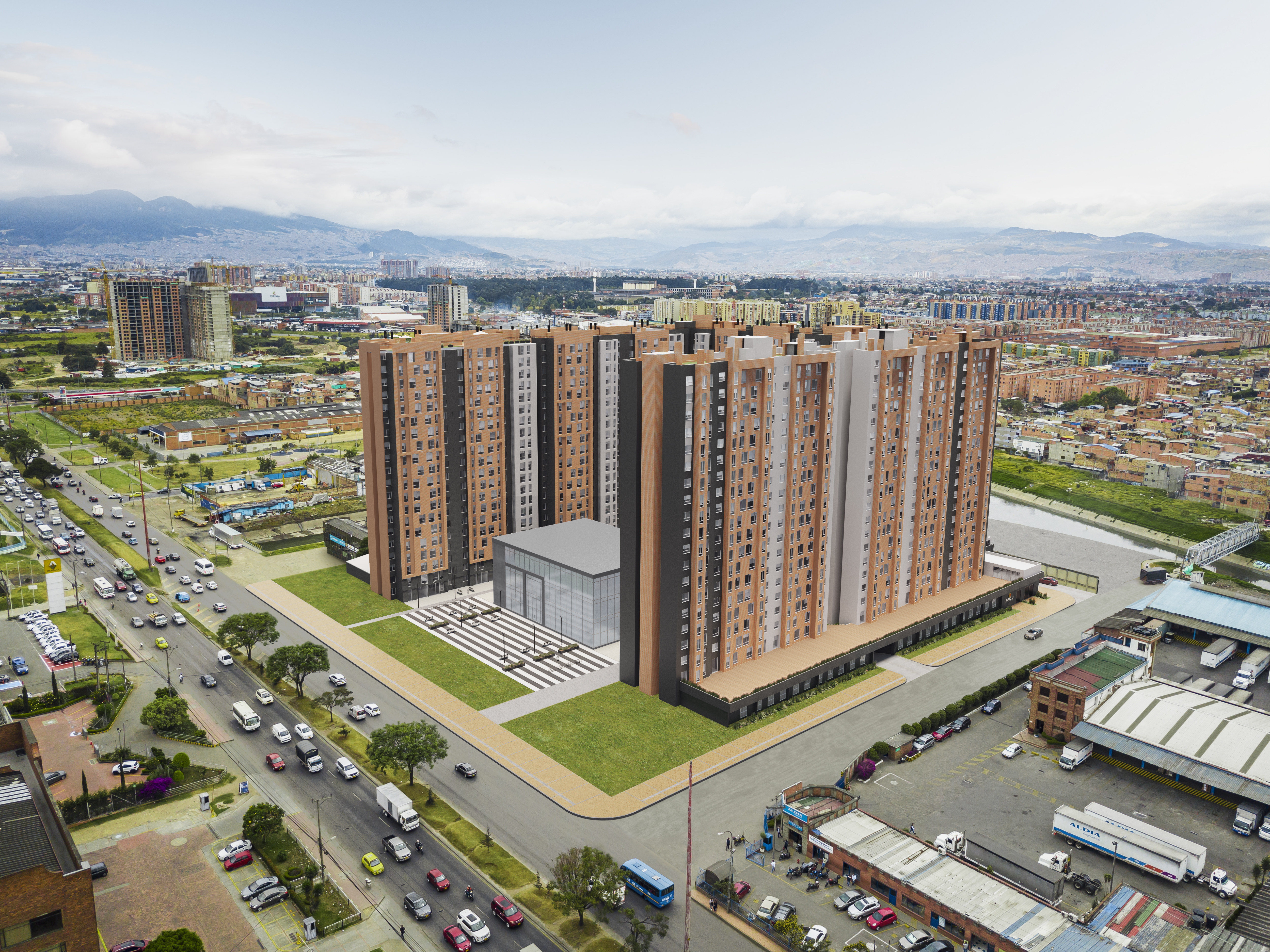 El proyecto Porto 13, con 1.275 unidades, es toda una innovación dentro de la oferta de vivienda de interés social.