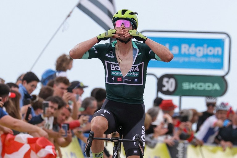 Dauphiné: Primoz Roglic ganó la etapa 6 y le arrebató el liderató a Evenepoel