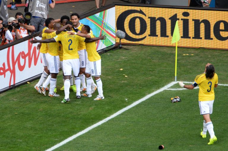 Colombia, tercera selección en octavos de final