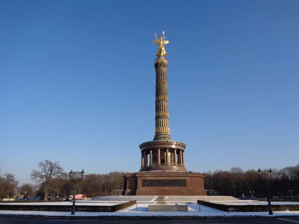 Columna de la Victoria donde alguna vez se reunieron un millón de personas para el Love Parade.