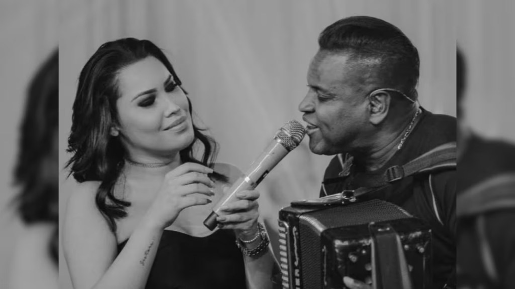 Ana del Castillo y Omar Geles.