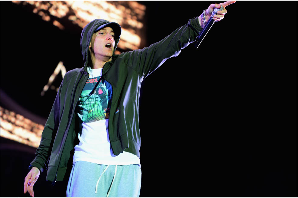 El cantante estadounidense Eminem no lanzaba un disco de estudio desde 2013. / AFP