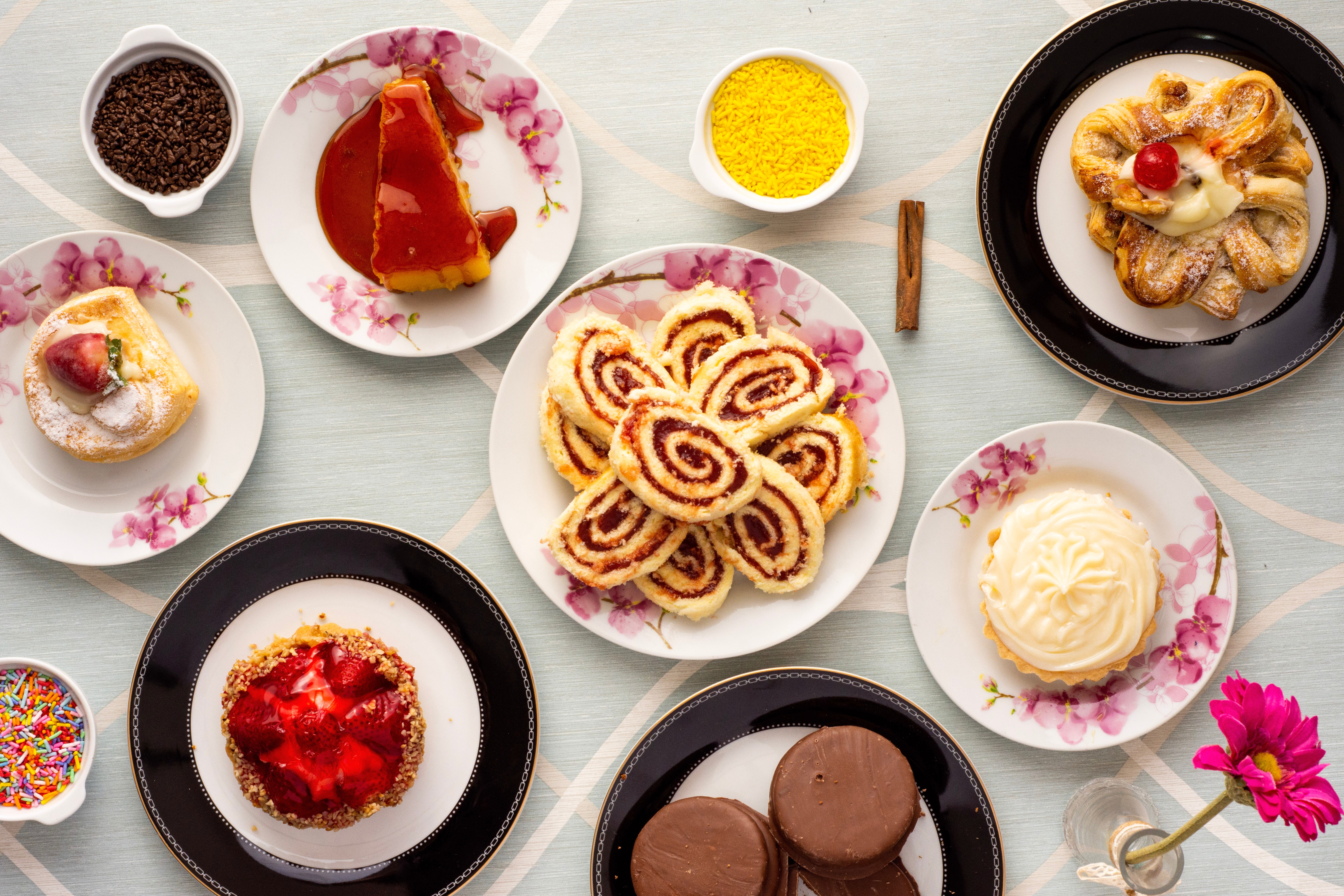 Platos de dulce