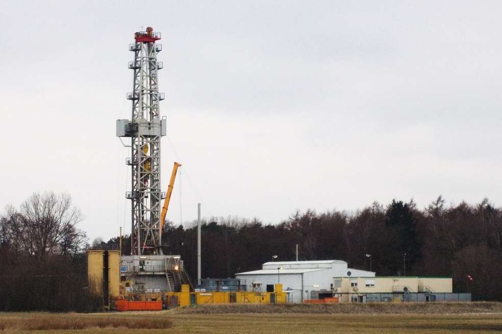 Pozo de extracción mediante fracturación hidráulica de ExxonMobil en Alemania. / Battenbrock/Wikimedia Commons