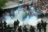 Una treintena de heridos en protestas contra Evo Morales en Bolivia