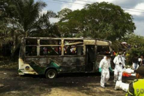 Capturan a dueño del bus en el que murieron niños de Fundación